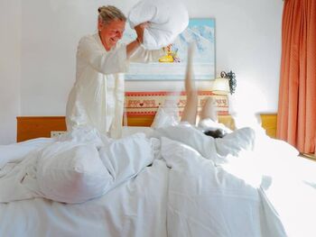 Kissenschalcht im Zimmer