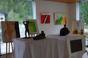 Ausstellung der 18 Lecher Malwochen