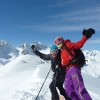 Wiedersehen bei meterhohem Pulverschnee + strahlendem Sonnenschein