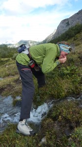 Trinken beim Wandern in Vorarlberg