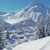 Lech Panorama im Winter