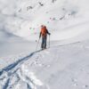 Skitouren in Schneelandschaft